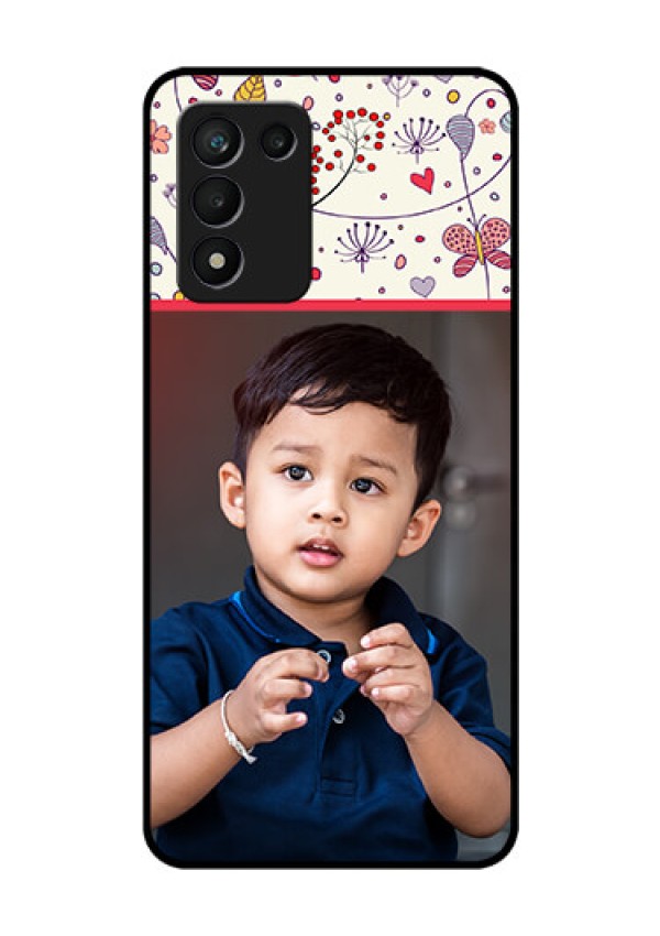 Realme 9 5G Speed Edition Custom Glass Mobile Case - Premium Floral Design