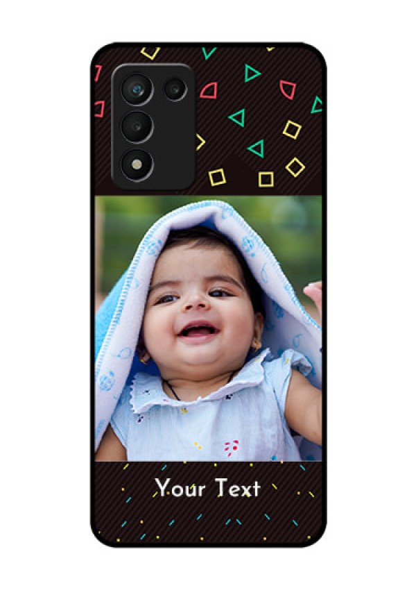 Realme 9 5G Speed Edition Custom Glass Phone Case - with confetti birthday design
