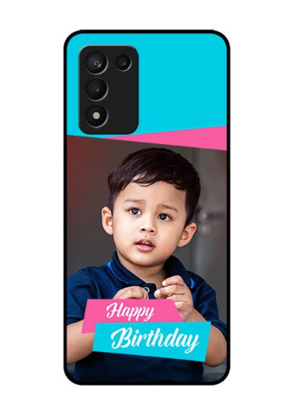 Realme 9 5G Speed Edition Personalized Glass Phone Case - Image Holder with 2 Color Design
