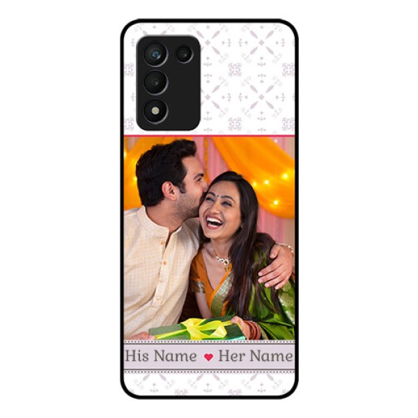 Realme 9 5G Speed Edition Custom Glass Mobile Case - with Photo and Ethnic Design