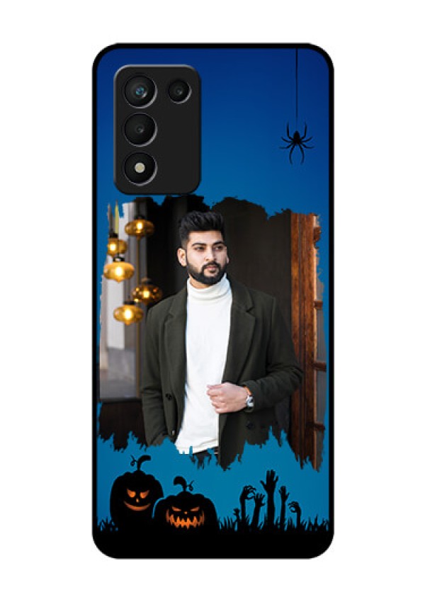 Realme 9 5G Speed Edition Photo Printing on Glass Case - with pro Halloween design