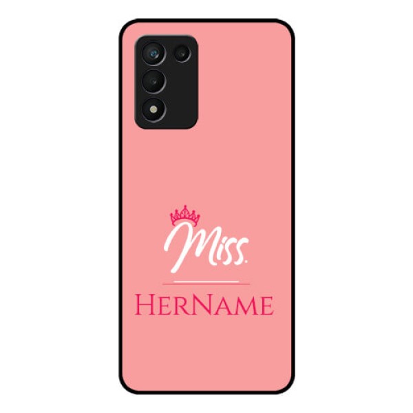 Realme 9 5G Speed Edition Custom Glass Phone Case Mrs with Name