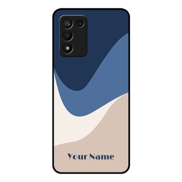 Realme 9 5G Speed Edition Custom Glass Phone Case - Abstract Drip Art Design