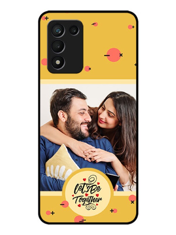Custom Realme 9 5G Speed Edition Photo Printing on Glass Case - Lets be Together Design