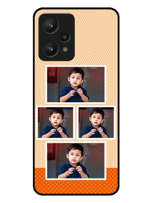 Custom Realme 9 Pro 5G Photo Printing on Glass Case - Bulk Photos Upload Design