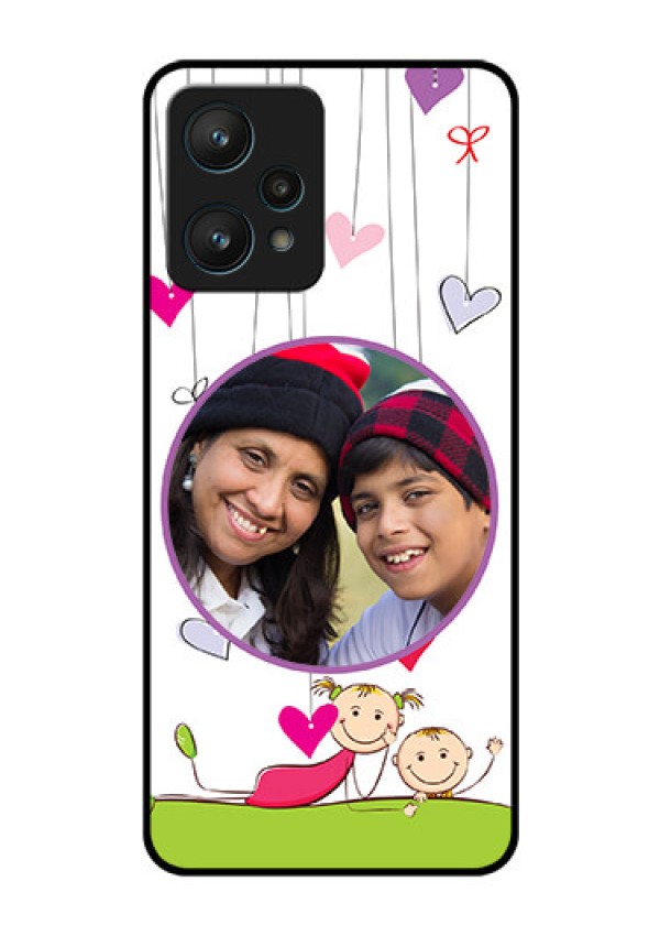 Realme 9 Pro 5G Photo Printing on Glass Case - Cute Kids Phone Case Design