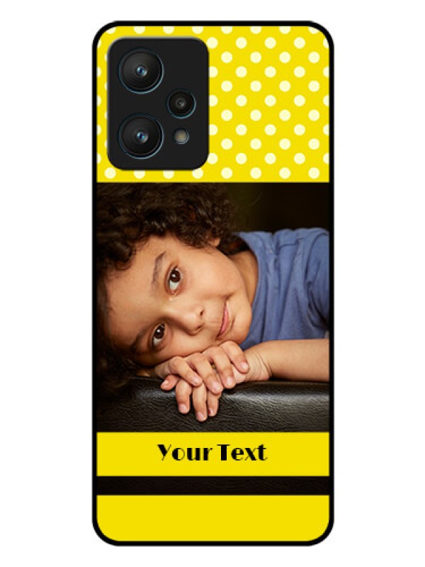Custom Realme 9 Pro 5G Custom Glass Phone Case - Bright Yellow Case Design