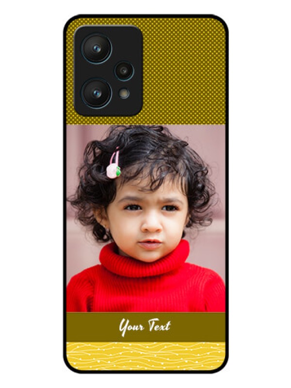 Custom Realme 9 Pro 5G Custom Glass Phone Case - Simple Green Color Design