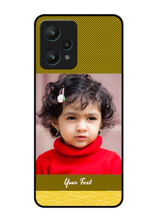 Realme 9 Pro 5G Custom Glass Phone Case - Simple Green Color Design