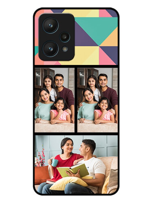 Custom Realme 9 Pro 5G Custom Glass Phone Case - Bulk Pic Upload Design