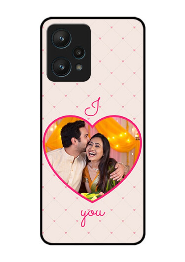 Realme 9 Pro 5G Custom Glass Mobile Case - Heart Shape Design
