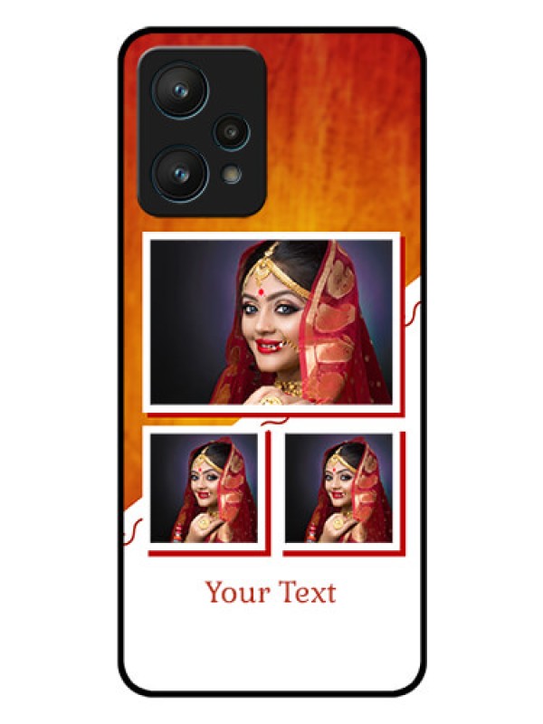 Custom Realme 9 Pro 5G Custom Glass Phone Case - Wedding Memories Design