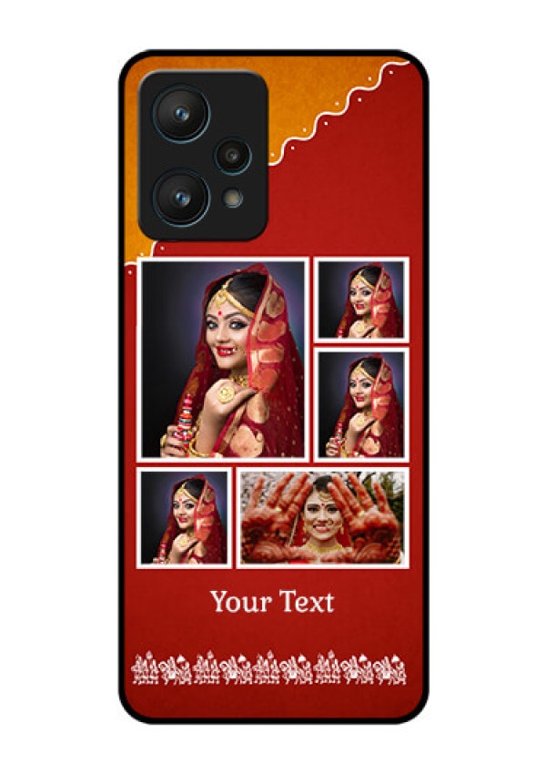 Realme 9 Pro 5G Personalized Glass Phone Case - Wedding Pic Upload Design