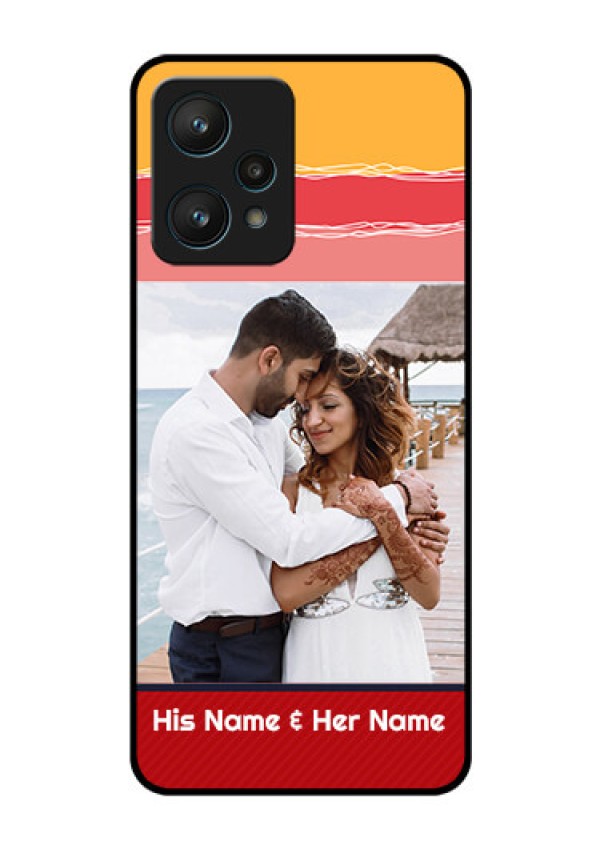 Realme 9 Pro 5G Custom Glass Mobile Case - Colorful Case Design