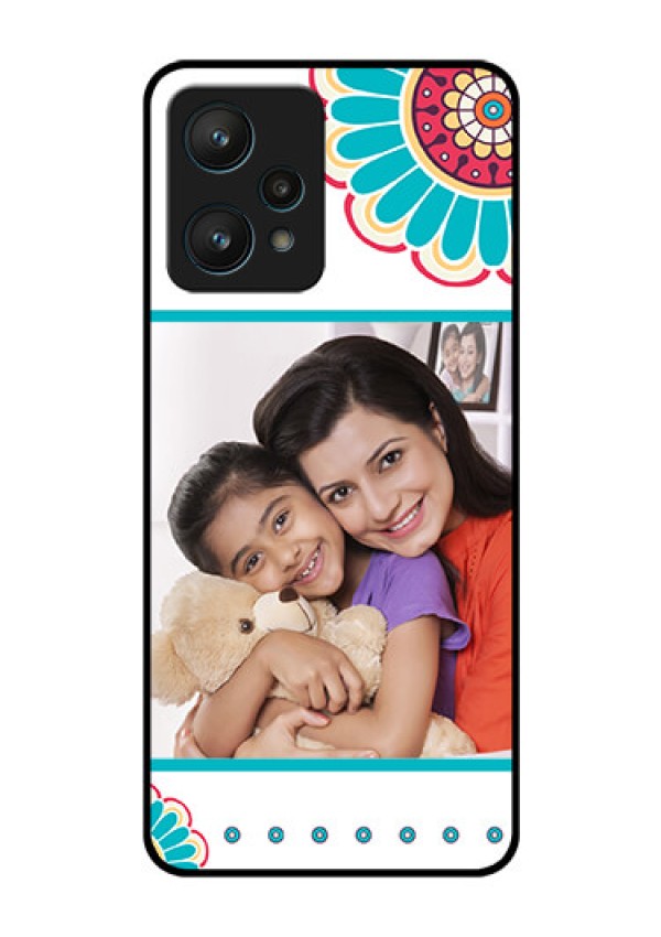 Realme 9 Pro 5G Custom Glass Phone Case - Flower Design