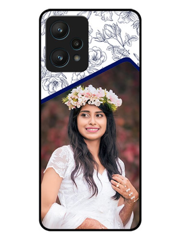 Custom Realme 9 Pro 5G Personalized Glass Phone Case - Premium Floral Design