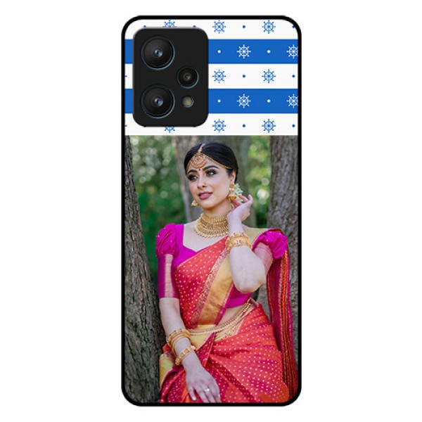 Realme 9 Pro 5G Photo Printing on Glass Case - Snow Pattern Design