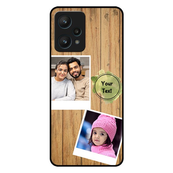 Realme 9 Pro 5G Custom Glass Phone Case - Wooden Texture Design