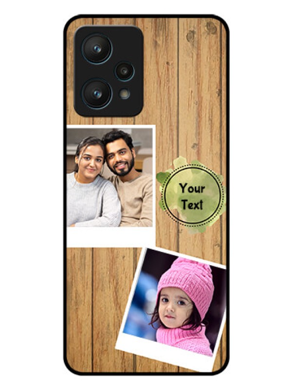 Custom Realme 9 Pro 5G Custom Glass Phone Case - Wooden Texture Design