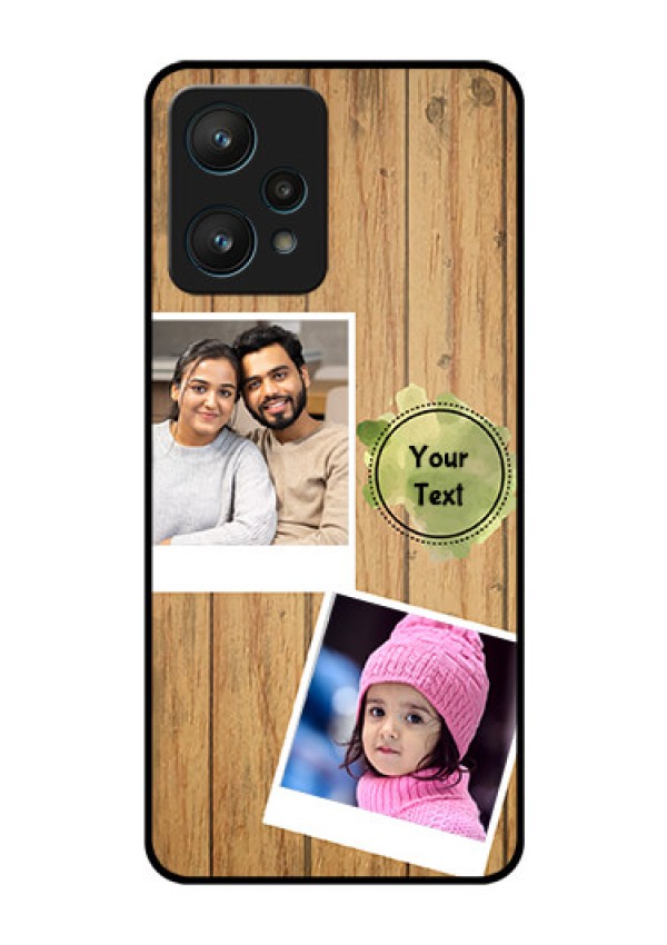 Realme 9 Pro 5G Custom Glass Phone Case - Wooden Texture Design