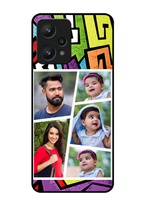 Realme 9 Pro 5G Custom Glass Phone Case - Graffiti pattern Design
