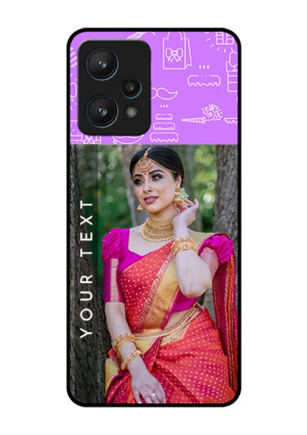 Realme 9 Pro 5G Custom Glass Mobile Case - Birthday Icons Design