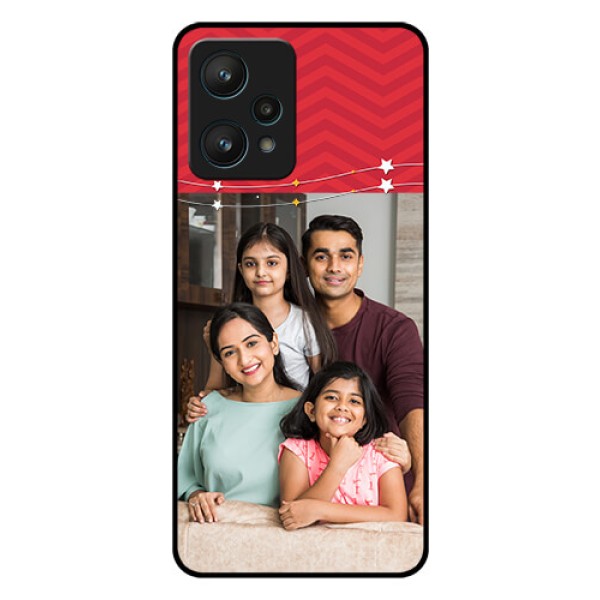 Realme 9 Pro 5G Personalized Glass Phone Case - Happy Family Design