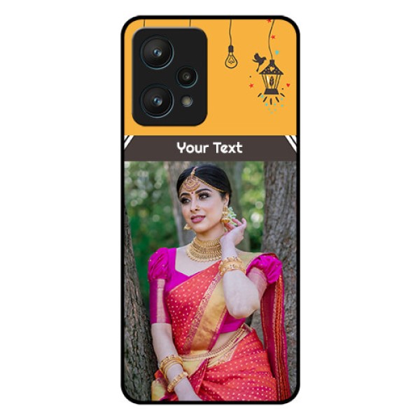 Realme 9 Pro 5G Custom Glass Mobile Case - with Family Picture and Icons