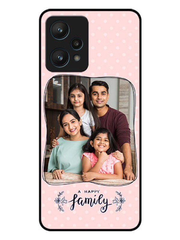 Custom Realme 9 Pro 5G Custom Glass Phone Case - Family with Dots Design