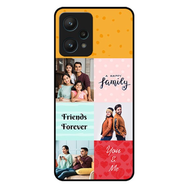 Realme 9 Pro 5G Personalized Glass Phone Case - Images with Quotes Design