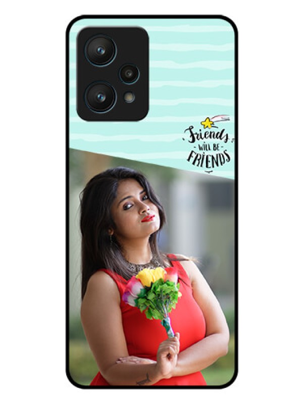 Custom Realme 9 Pro 5G Custom Glass Phone Case - Friends Picture Icon Design