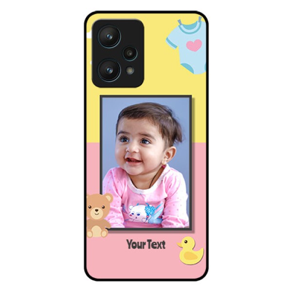 Realme 9 Pro 5G Photo Printing on Glass Case - Kids 2 Color Design