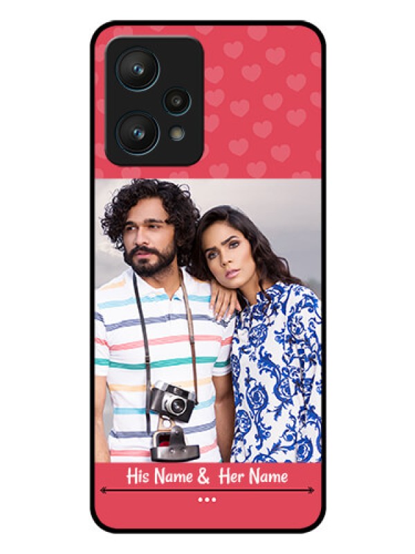 Custom Realme 9 Pro 5G Photo Printing on Glass Case - Simple Love Design