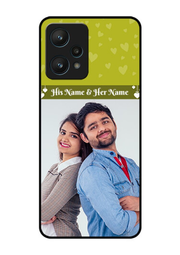 Realme 9 Pro 5G Custom Glass Phone Case - You & Me Heart Design