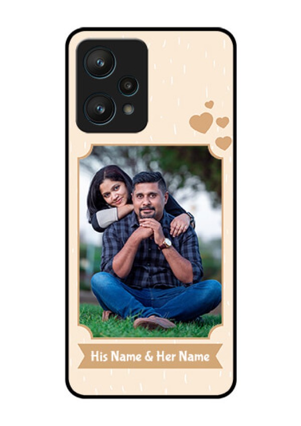 Realme 9 Pro 5G Custom Glass Phone Case - with confetti love design