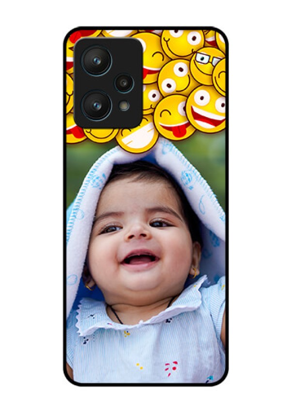 Realme 9 Pro 5G Custom Glass Mobile Case - with Smiley Emoji Design