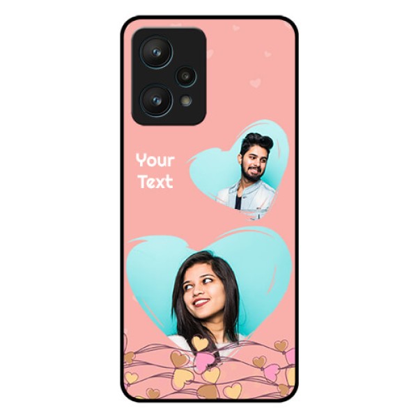 Realme 9 Pro 5G Custom Glass Mobile Case - Love Doodle Design