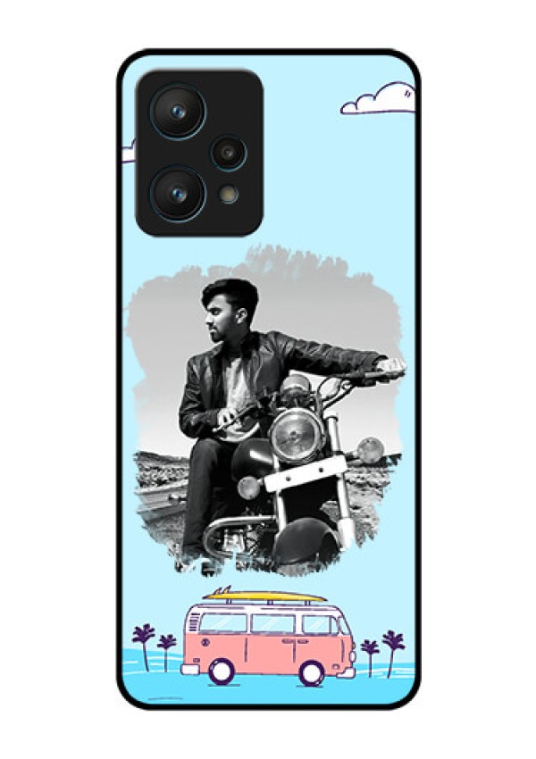 Realme 9 Pro 5G Photo Printing on Glass Case - Travel & Adventure Design
