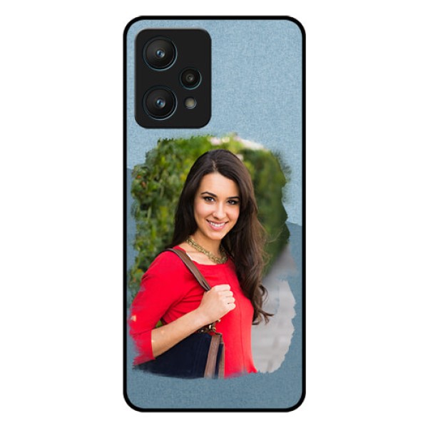 Realme 9 Pro 5G Custom Glass Mobile Case - Grunge Line Art Design