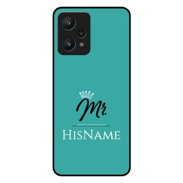 Realme 9 Pro 5G Custom Glass Phone Case Mr with Name