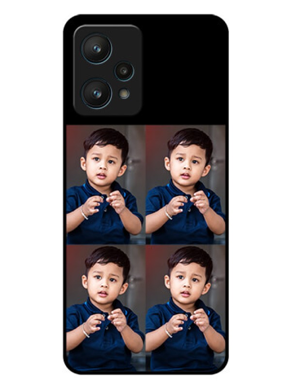 Custom Realme 9 Pro 5G 4 Image Holder on Glass Mobile Cover