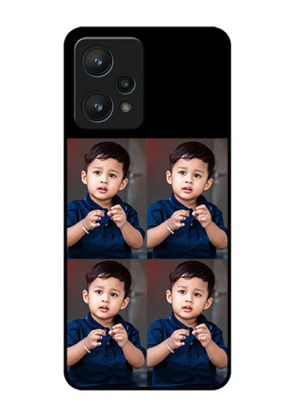 Realme 9 Pro 5G 4 Image Holder on Glass Mobile Cover