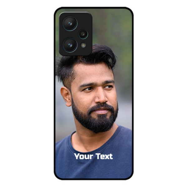 Realme 9 Pro 5G Glass Mobile Cover: Photo with Text