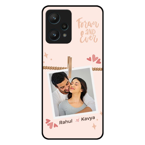 Realme 9 Pro 5G Custom Glass Phone Case - Forever and ever love Design Realme 9 Pro 5G Custom Glass Phone Case - Forever and ever love Design