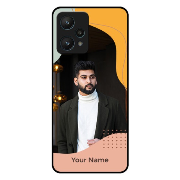 Realme 9 Pro 5G Personalized Glass Phone Case - Tri-coloured overlay design Realme 9 Pro 5G Personalized Glass Phone Case - Tri-coloured overlay design