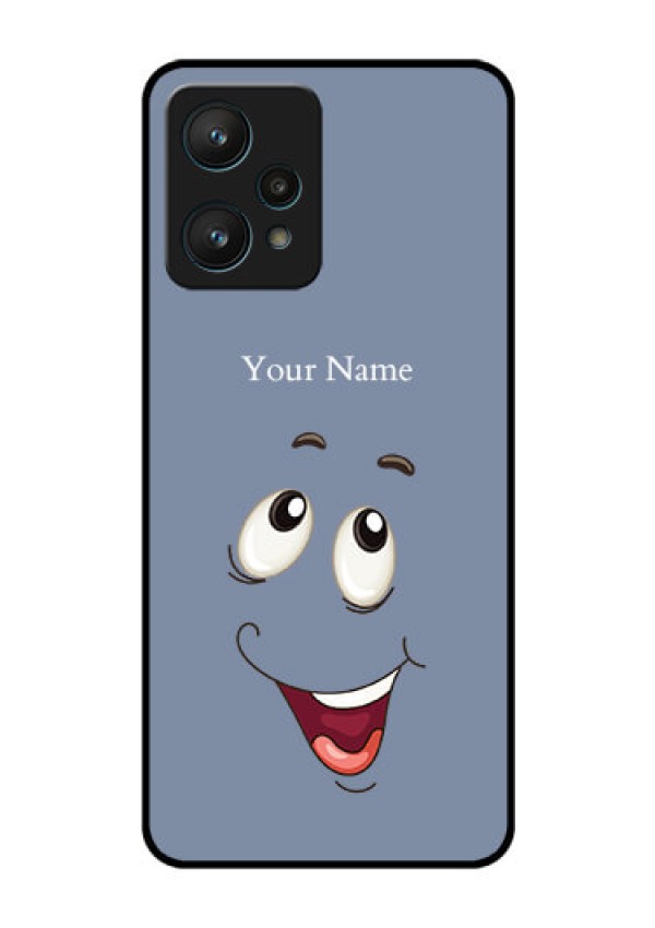 Realme 9 Pro 5G Photo Printing on Glass Case - Laughing Cartoon Face Design