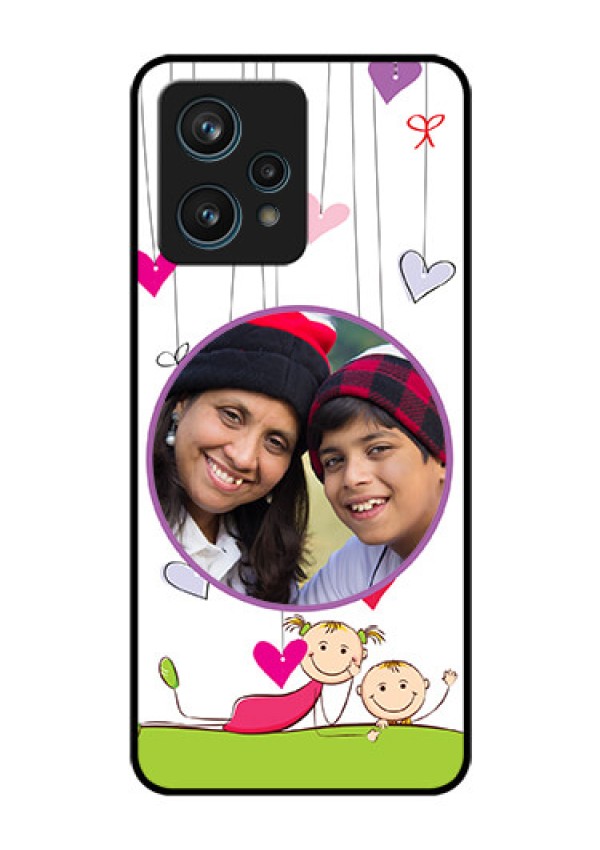 Realme 9 Pro Plus 5G Photo Printing on Glass Case - Cute Kids Phone Case Design