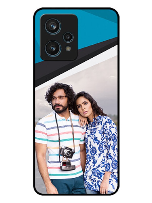 Custom Realme 9 Pro Plus 5G Photo Printing on Glass Case - Simple Pattern Photo Upload Design