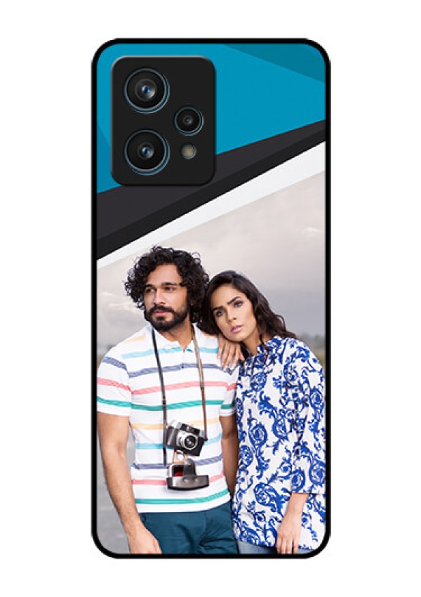 Realme 9 Pro Plus 5G Photo Printing on Glass Case - Simple Pattern Photo Upload Design