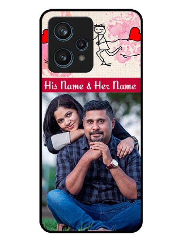 Custom Realme 9 Pro Plus 5G Photo Printing on Glass Case - You and Me Case Design